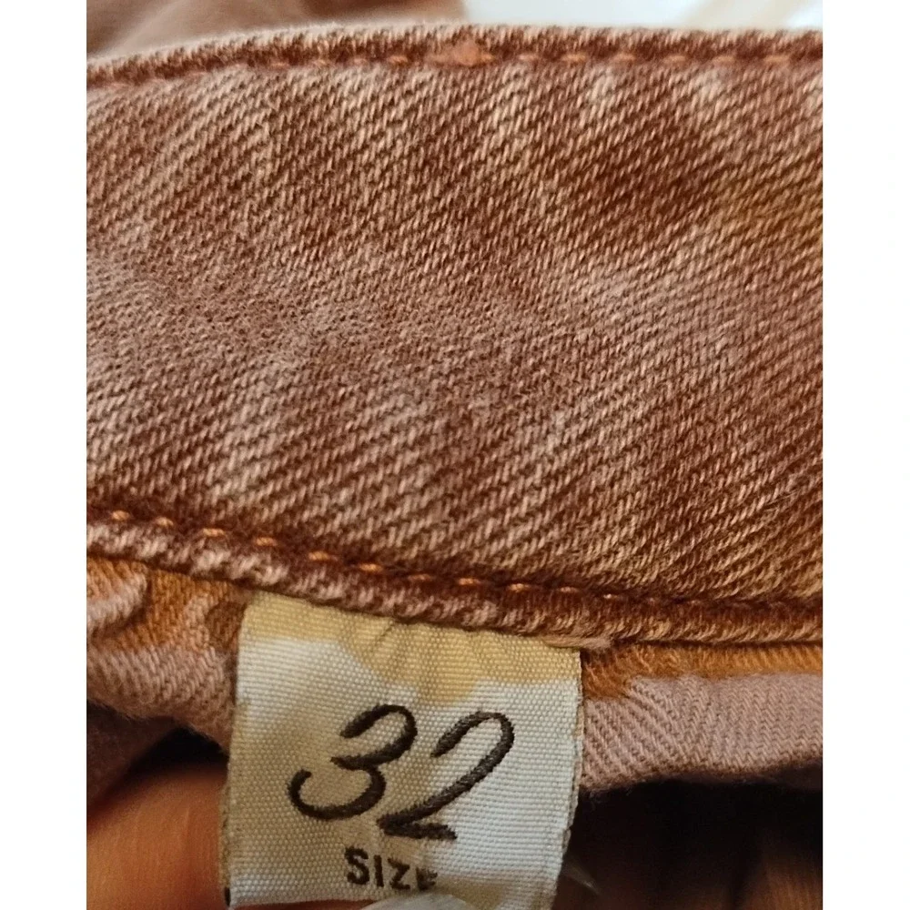Romualdo Sartoria Brown Straight Leg Denim Jeans‎ Mens 32 Classic Luxury Italian